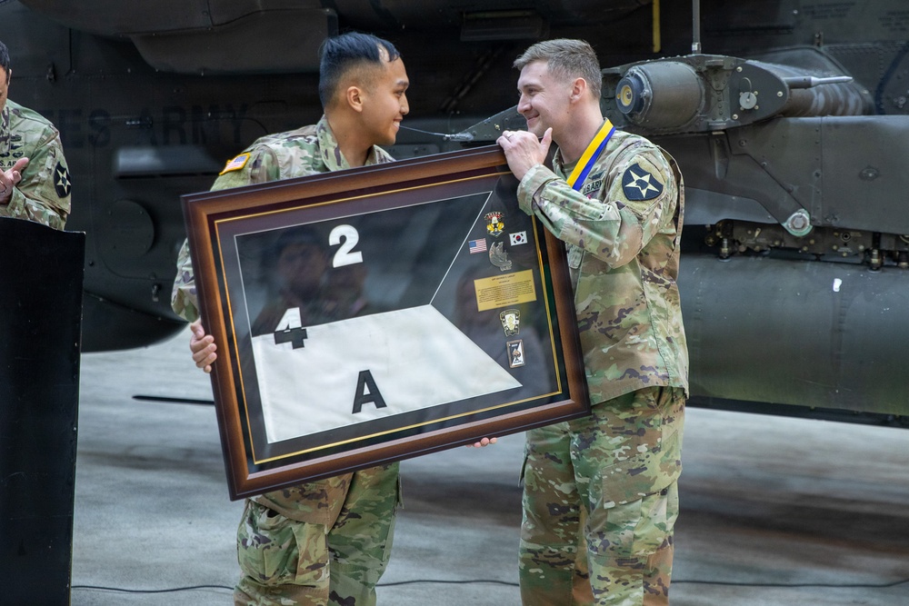 A Co. 4-2 AB Change of Command