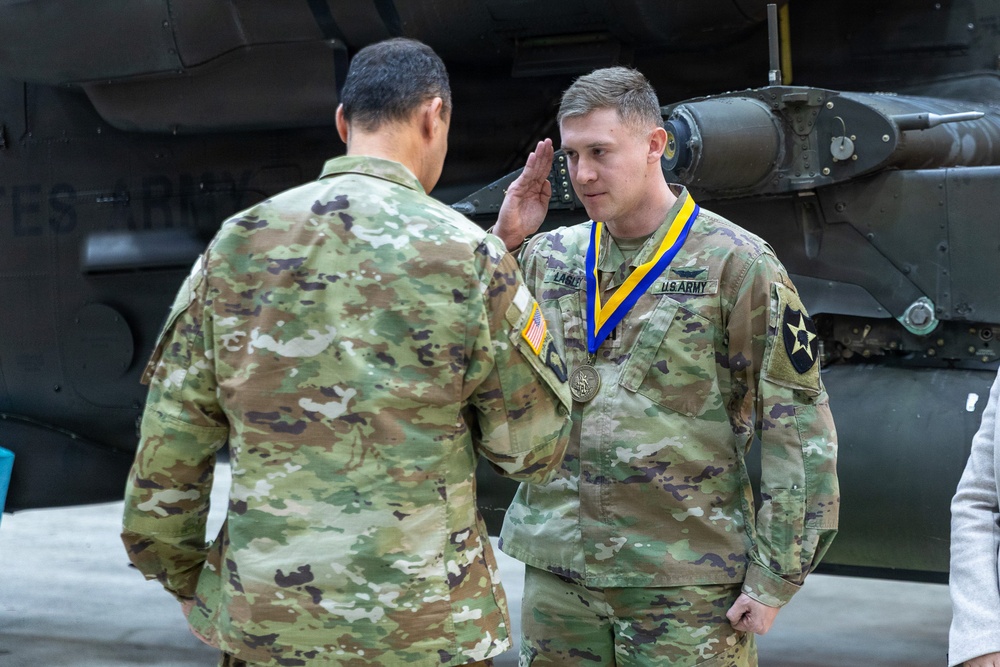 A Co. 4-2 AB Change of Command