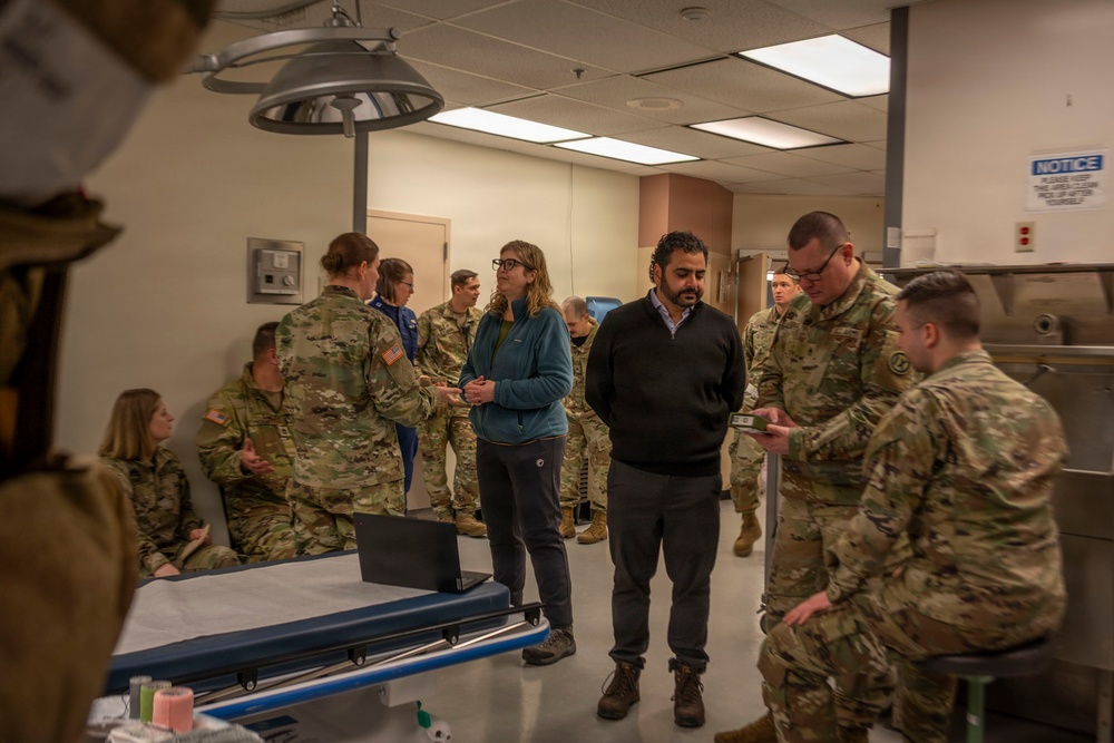 Medical experimentation teams, medics, corpsmen support ARCTIC EDGE 2026 at USCG Air Station Kodiak