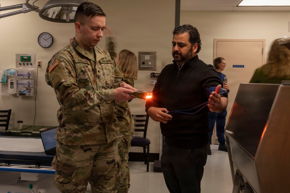 Medical experimentation teams, medics, corpsmen support ARCTIC EDGE 2026 at USCG Air Station Kodiak