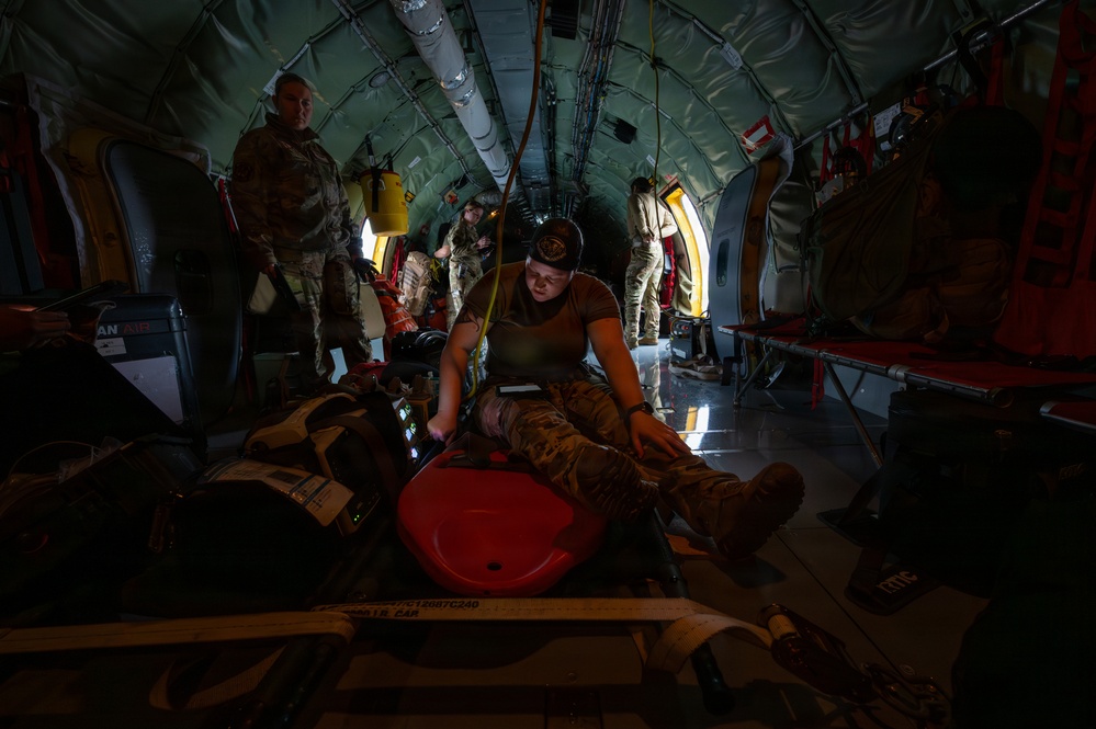 From tanker to lifeline: 909th ARS, 18th AES train over Pacific