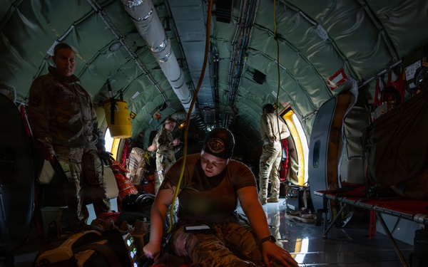 From tanker to lifeline: 909th ARS, 18th AES train over Pacific