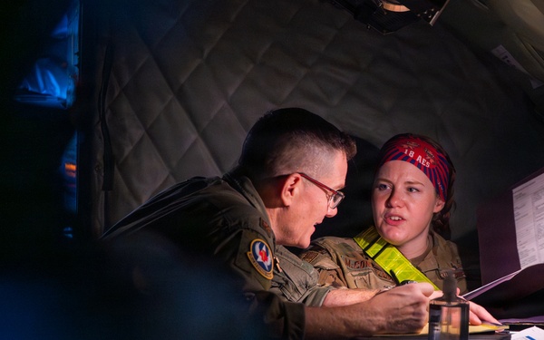 From tanker to lifeline: 909th ARS, 18th AES train over Pacific