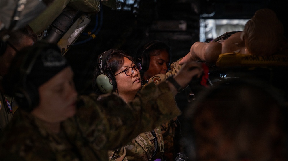 From tanker to lifeline: 909th ARS, 18th AES train over Pacific