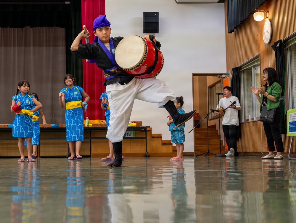Drumbeats and Friendship: Kadena, Chatan students unite through Okinawan culture