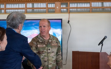 U.S.-Japan cultural exchange panel tours Kadena Air Base