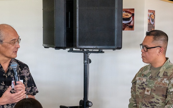 U.S.-Japan cultural exchange panel tours Kadena Air Base