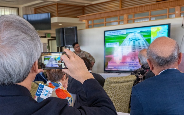 U.S.-Japan cultural exchange panel tours Kadena Air Base