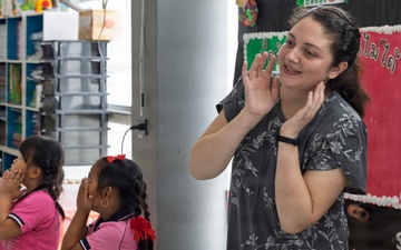 MSC Reservists Spend Time with Students at Human Help Network in Pattaya