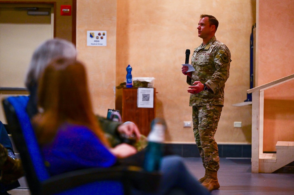 31st Fighter Wing hosts Spouse Town Hall