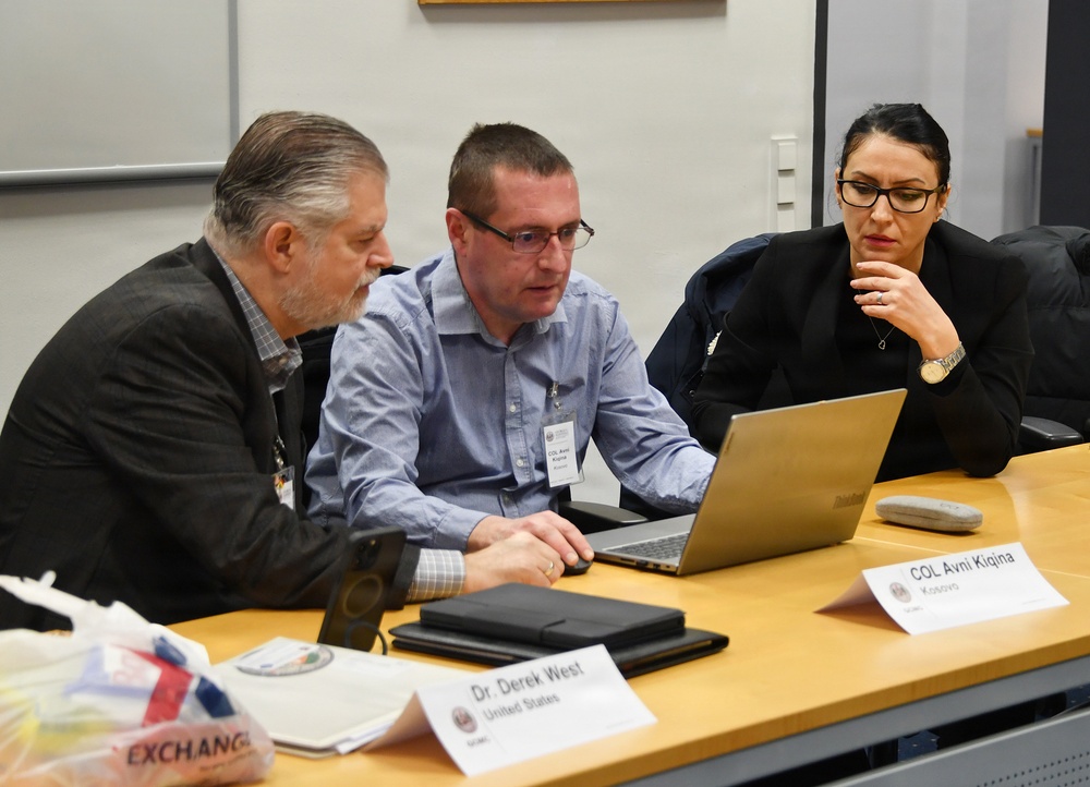 Participants engage in group seminars during the Strategic Competition in Russia course