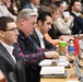 Participants attend a plenary session during the Strategic Competition in Russia course