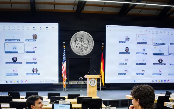 The Strategic Competition in Russia course takes a shift after harsh weather condidions pushes it to become an online course for the day