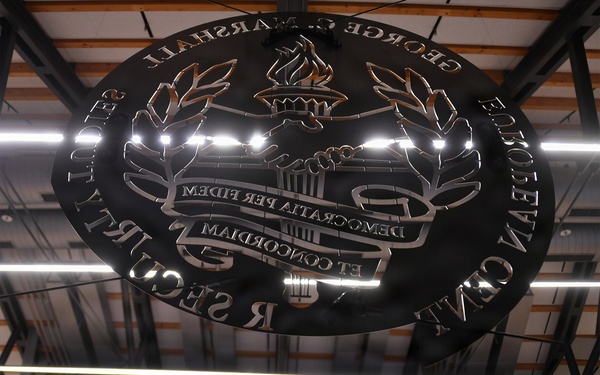 Polish Lt. Gen. Piotr Błazeusz speaks to participants during the Strategic Competition in Russia course