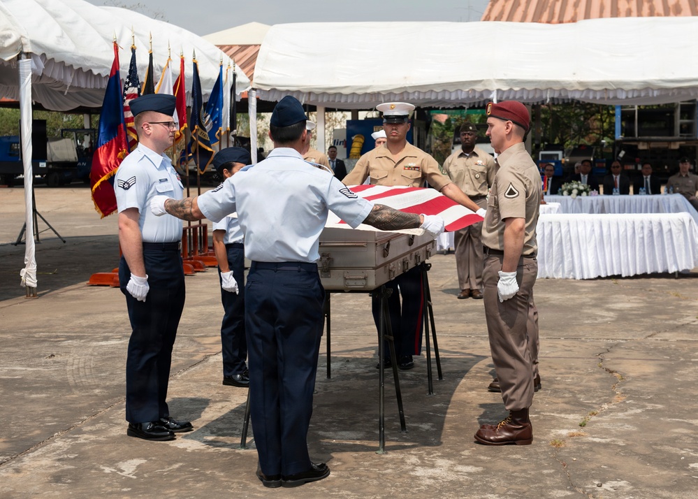 DPAA Conducts Repatriation Ceremony in Laos