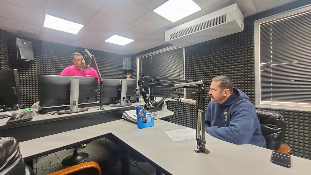 Senior Chief Reed Discusses Estonia Ice Diving Operations During AFN Rota Interview