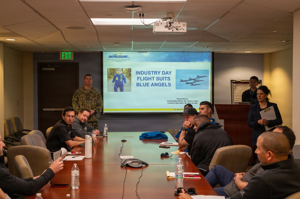 NAVSUP FLC San Diego Hosts Industry Day to Support Future Flight Suit Contract for Blue Angels