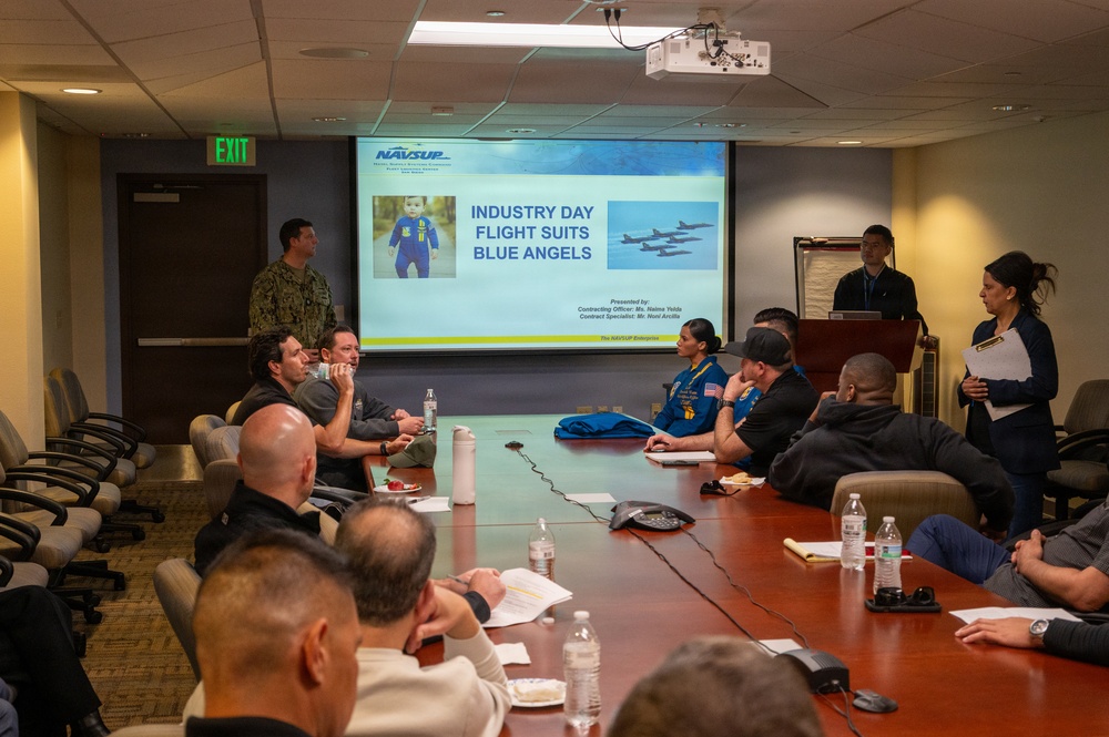 NAVSUP FLC San Diego Hosts Industry Day to Support Future Flight Suit Contract for Blue Angels