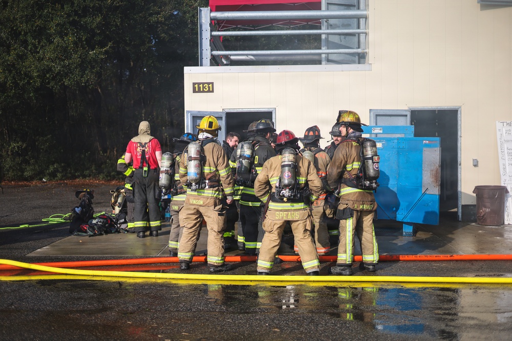 Joint Fire Fighter Training Aboard MCAS Beaufort