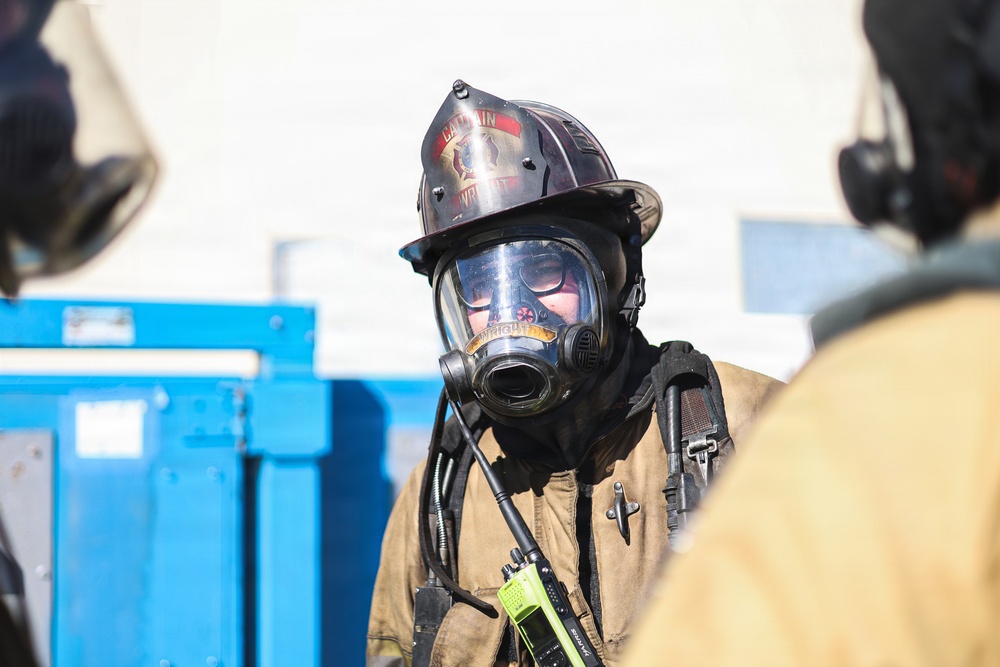 Joint Fire Fighter Training Aboard MCAS Beaufort