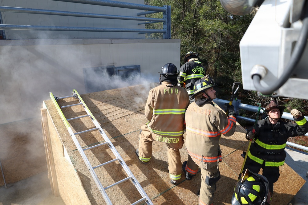 Joint Fire Fighter Training Aboard MCAS Beaufort