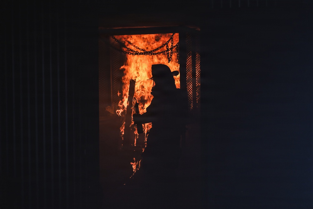 Joint Fire Fighter Training Aboard MCAS Beaufort