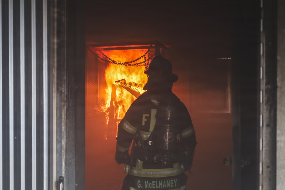 Joint Fire Fighter Training Aboard MCAS Beaufort