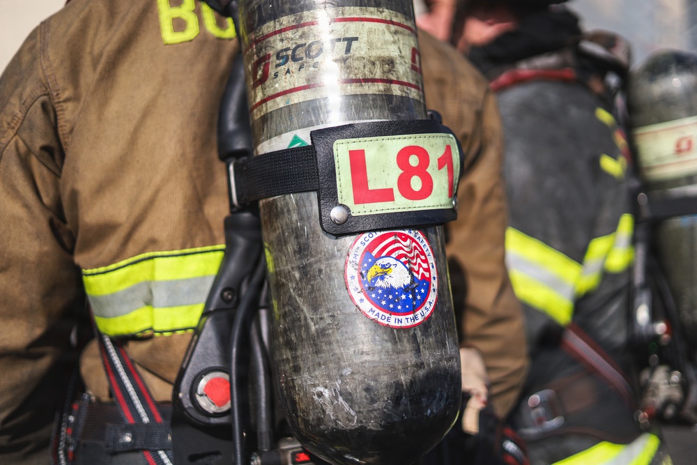 Joint Fire Fighter Training Aboard MCAS Beaufort