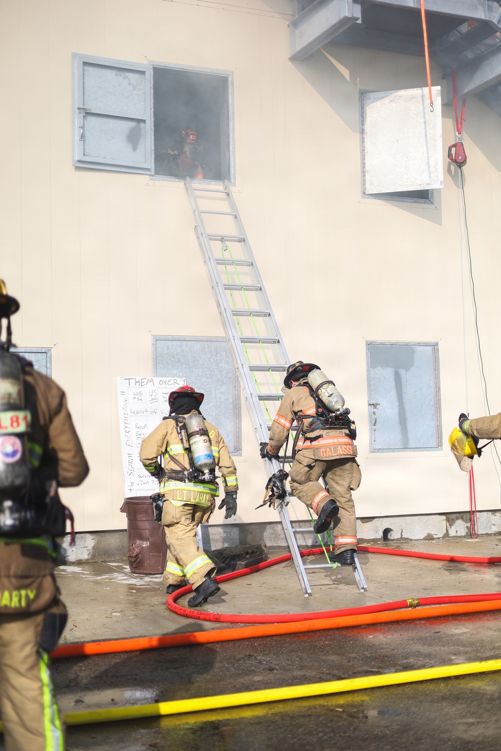 Joint Fire Fighter Training Aboard MCAS Beaufort