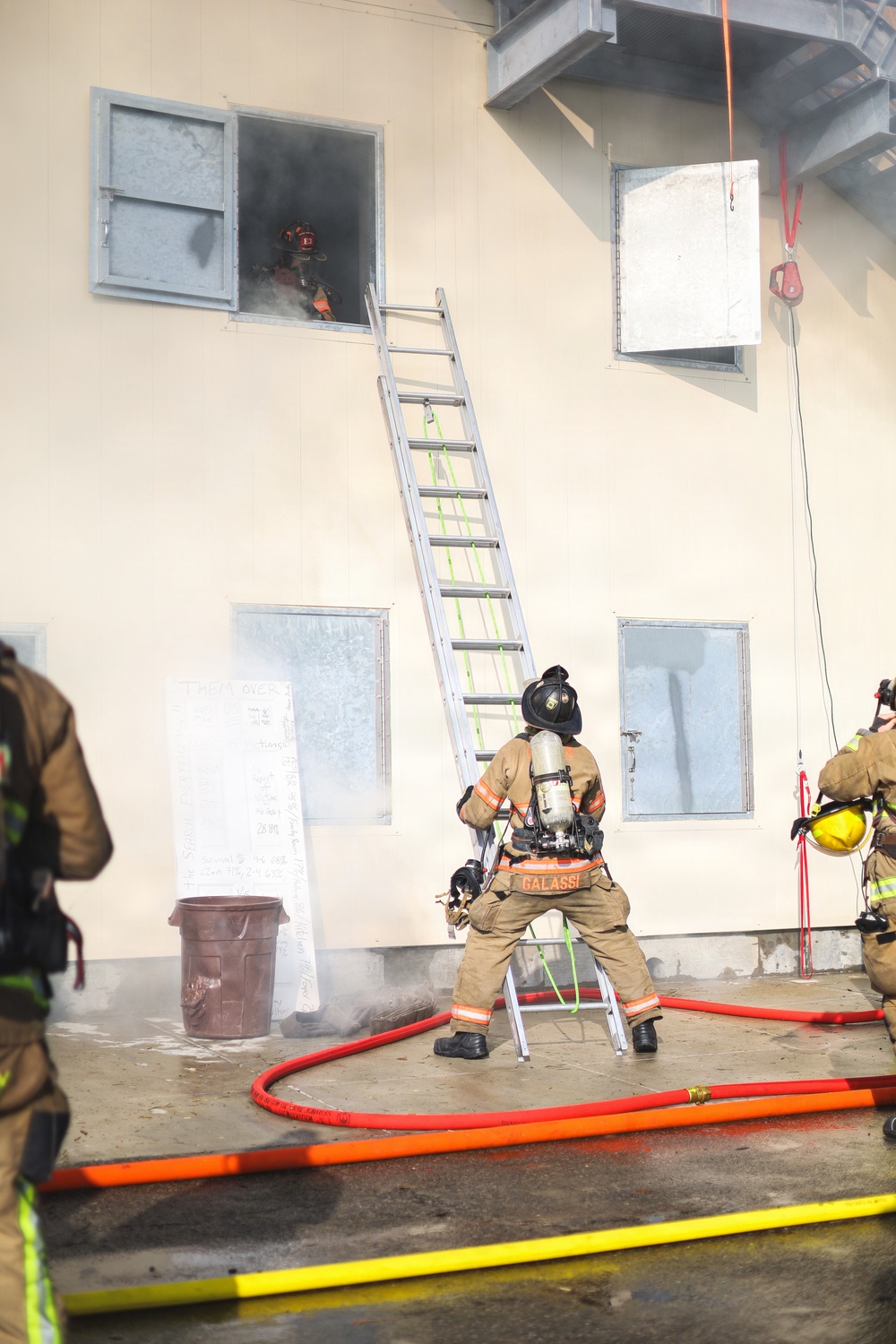 Joint Fire Fighter Training Aboard MCAS Beaufort
