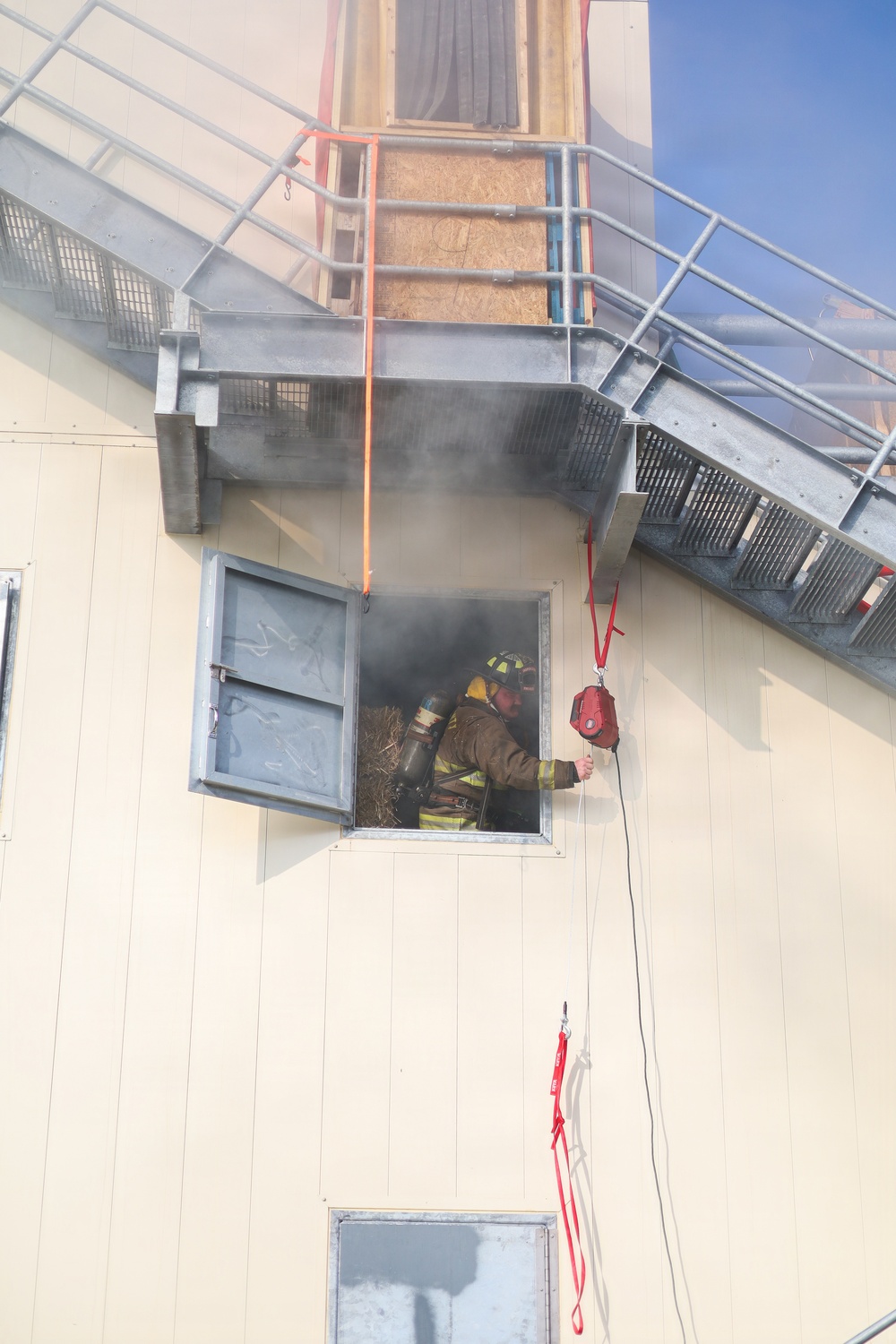 Joint Fire Fighter Training Aboard MCAS Beaufort