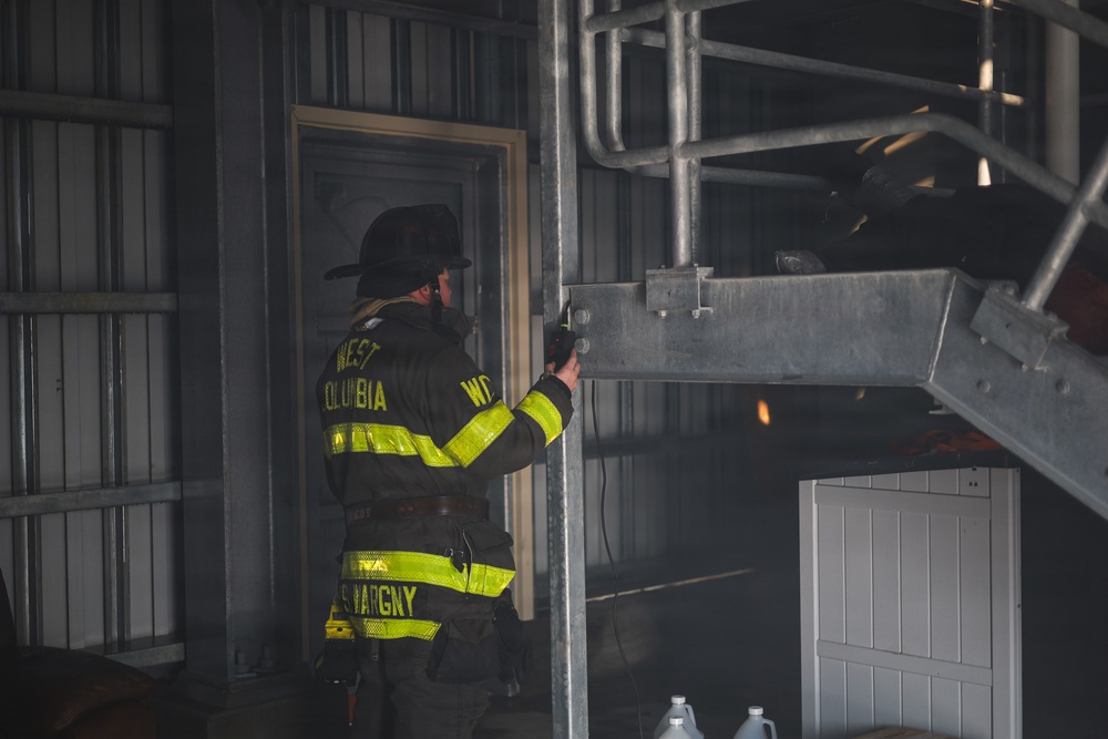 Joint Fire Fighter Training Aboard MCAS Beaufort