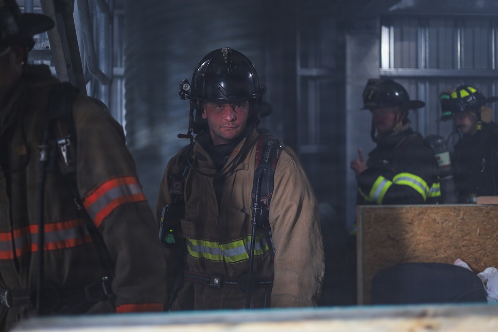 Joint Fire Fighter Training Aboard MCAS Beaufort