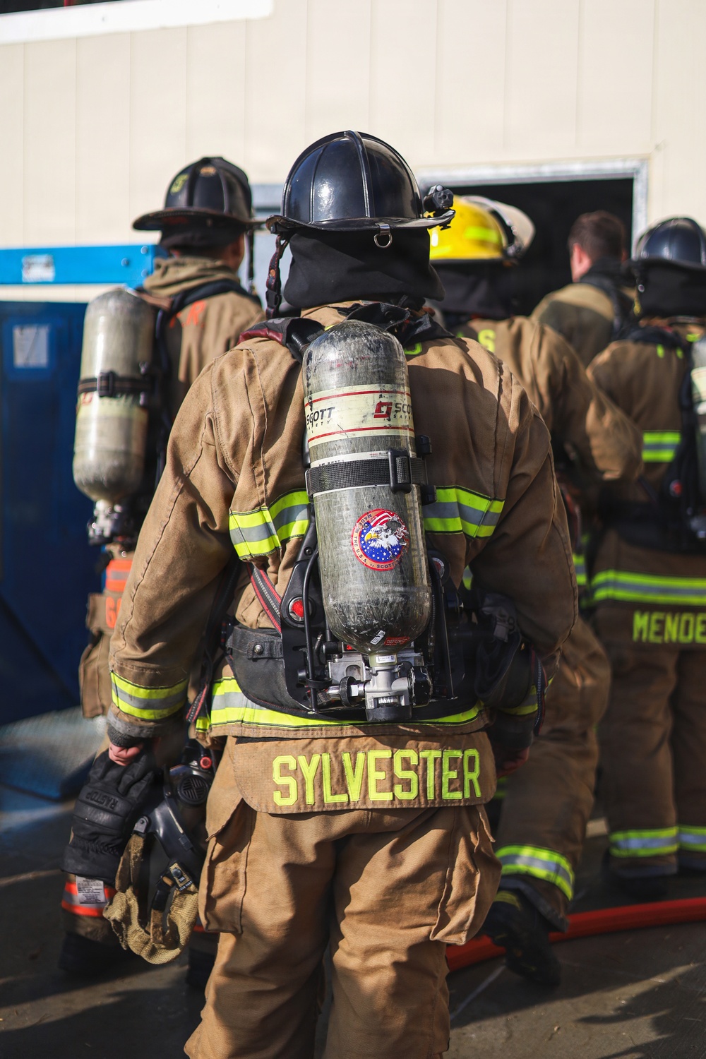 Joint Fire Fighter Training Aboard MCAS Beaufort