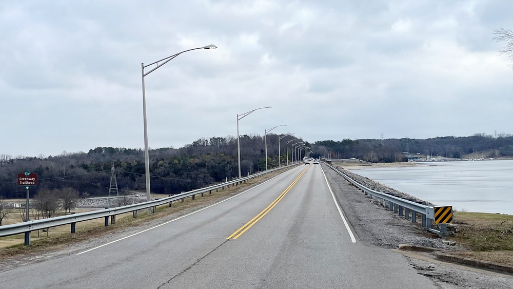 J. Percy Priest Dam requires daily road closures March 9-13