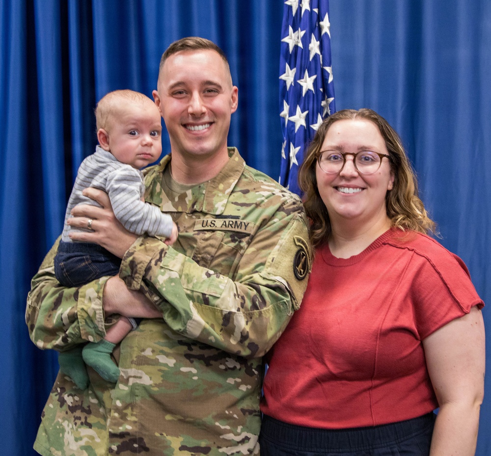 Sgt. 1st Class Koesterer Promotion