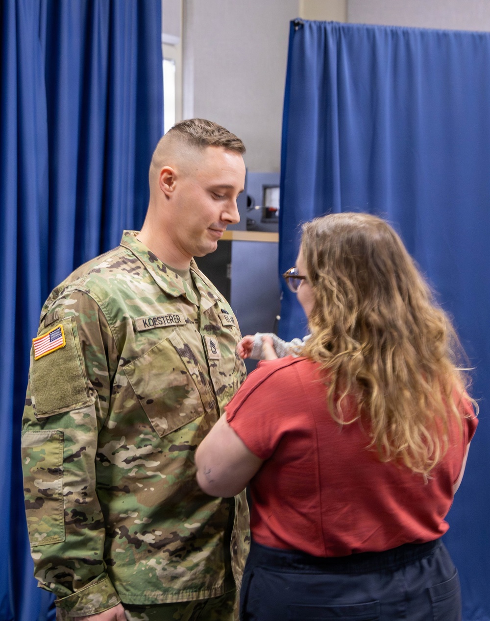 Sgt. 1st Class Koesterer Promotion