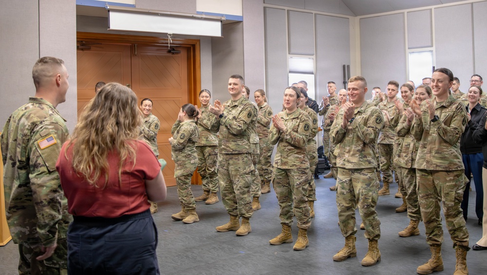 Sgt. 1st Class Koesterer Promotion