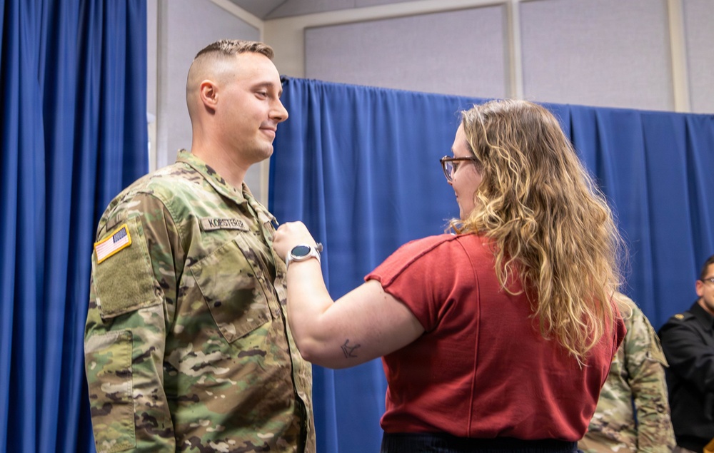 Sgt. 1st Class Koesterer Promotion