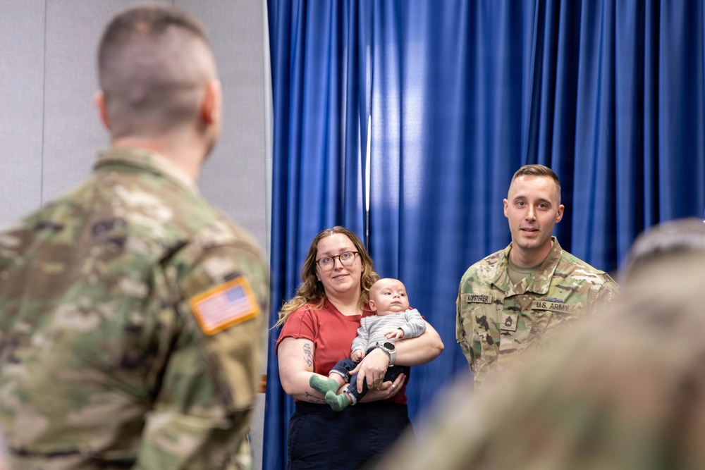 Sgt. 1st Class Koesterer Promotion