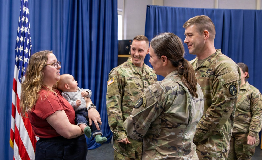 Sgt. 1st Class Koesterer Promotion