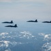 T-38 Talons Conduct Four-Ship Formation Flight in California Airspace