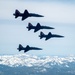 T-38 Talons Conduct Four-Ship Formation Flight in California Airspace