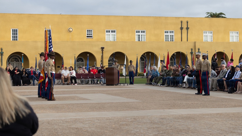 A Full Circle Moment: Returning as Parade Reviewing Official, SGT. MAJ.  Daniel Mangrum Reflects on His Marine Corp Journey at MCRD Graduation