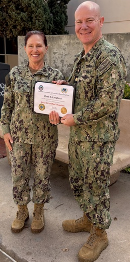 NMCSD chaplain receives VA board certification