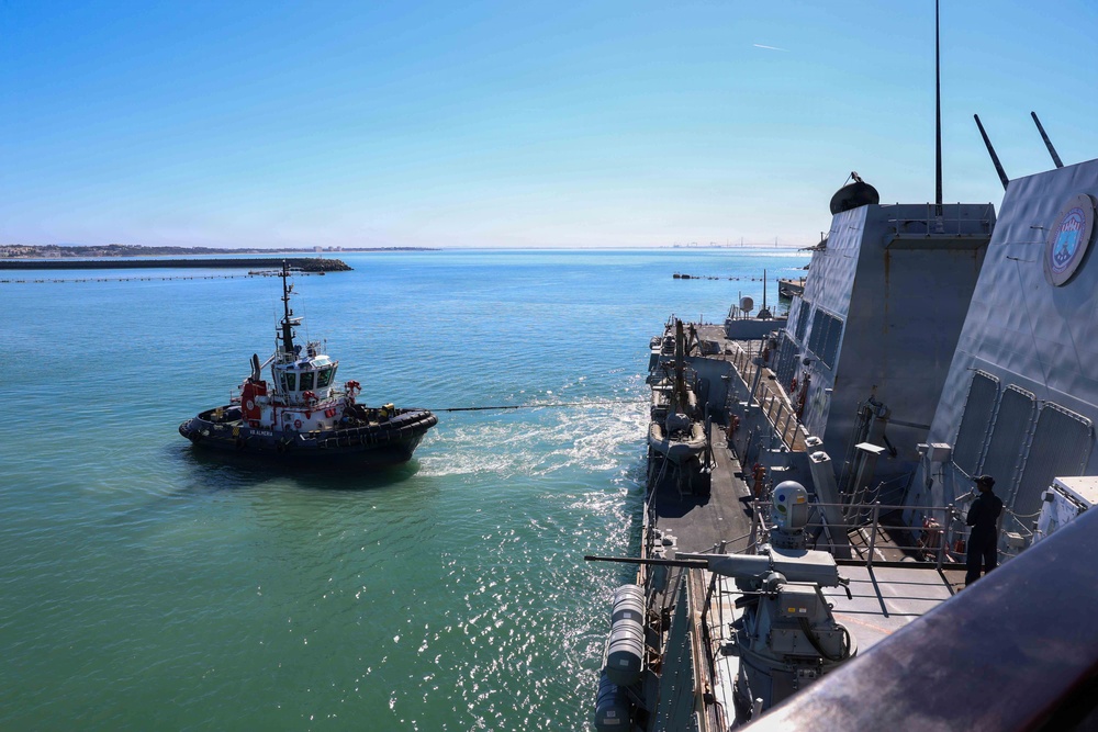 USS Thomas Hudner (DDG 116) Departs Naval Station Rota, Spain