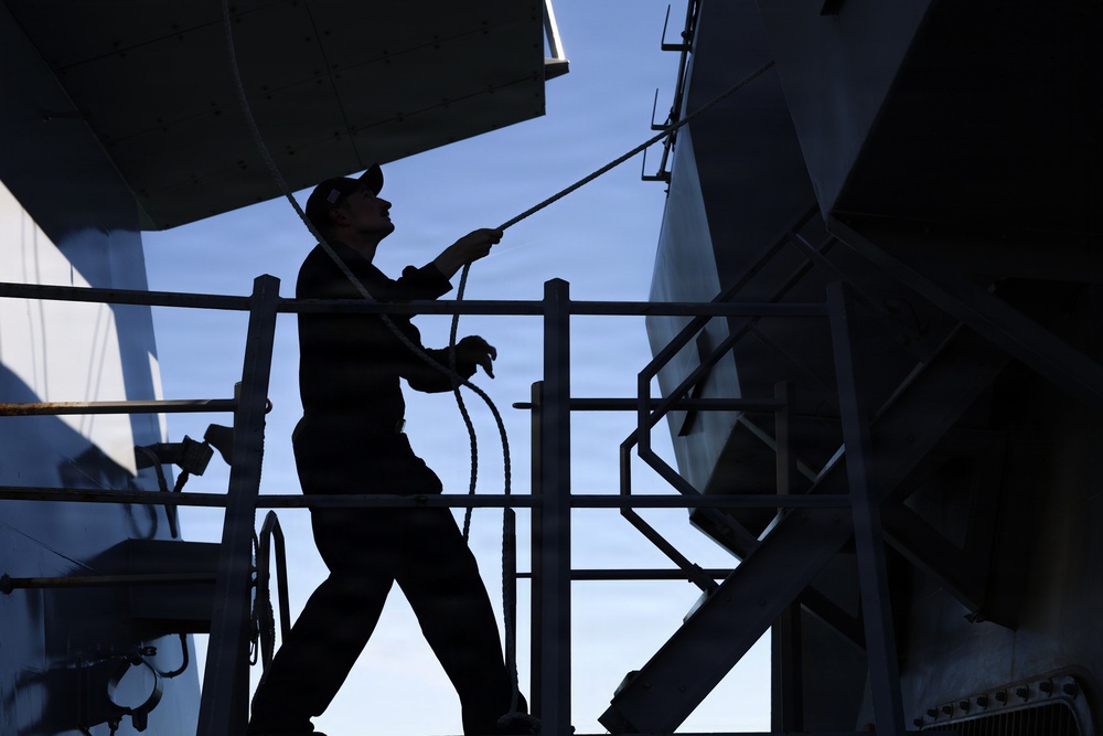 USS Thomas Hudner (DDG 116) Departs Naval Station Rota, Spain