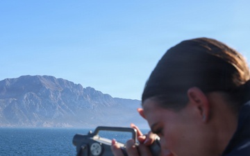 USS Thomas Hudner (DDG 116) Transits the Straits of Gibraltar