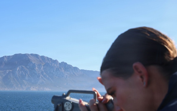 USS Thomas Hudner (DDG 116) Transits the Straits of Gibraltar