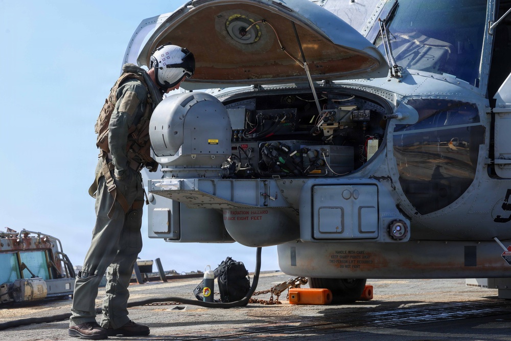 USS Thomas Hudner (DDG 116) Flight Operations